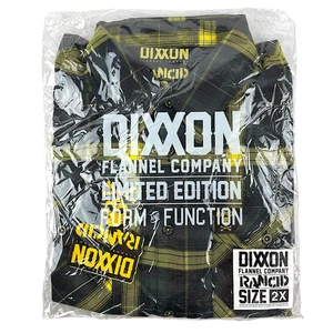 DIXXON x RANCID TNC Collab Herren 2XL XXL kariert Flanell Tomorrow Never Comes Hemd - Bild 1 von 13