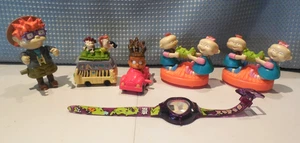 5er Set Rugrats & Thornberrys Burger King Kinder Mahlzeit Spielzeug mit Uhr - Bild 1 von 1