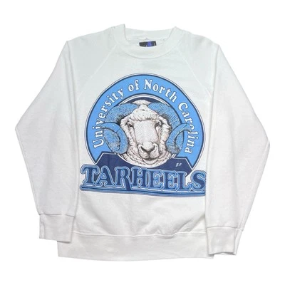 Vintage 90s University Of North Carolina Realistic Tar Heels Sweatshirt M - Image 1 of 3