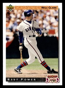 1992 Upper Deck Will Clark #718 San Francisco Giants - Picture 1 of 2