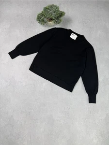 MHL Margaret Howell Gray Wool Sweater Women Size L Black - Picture 1 of 23