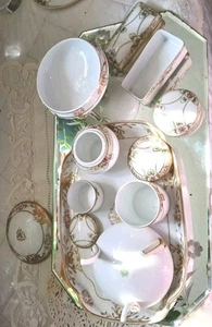 Handbemaltes Nippon Porzellan Kommode Set - 12 Teile - Bild 1 von 8