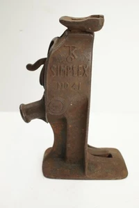 Simplex No. 41  Templeton Kenly & Co. Railroad Automobile Jack USA Antique TKCO - Bild 1 von 16