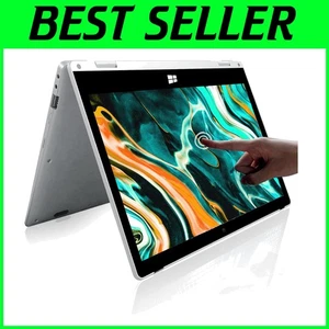 Intel Celeron J4125 2-in-1 Laptop 256GB SSD Tablet - Picture 1 of 9