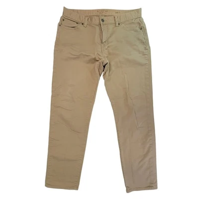 Pantalones chinos de viaje Banana Republic para hombre caqui ajustados 34x30 Foto 1 de 4