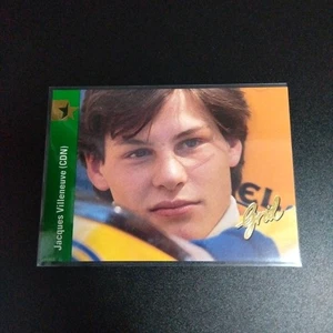 Grid Motorcard 1992 Karte Jacques Villeneuve 172 Rookie Card J1 - Bild 1 von 2