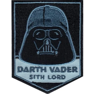 Star Wars Official Darth Vader 'Sith Lord' Force Lucasfilm Iron On Patch - Picture 1 of 1