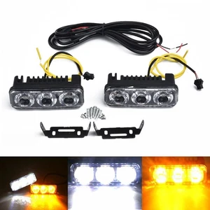 Enhanced Safety with 3 LED Car Daytime Running Lights Waterproof Design - Picture 1 of 12