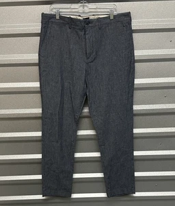 Pantaloni eleganti chino uomo J Crew elasticizzati tg 36 x 32 preppy ufficio accademia - Foto 1 di 9