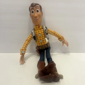 Disney/Pixar Toy Story Woody 15" Pull String Bambola Parlante - Voce Testata - Foto 1 di 9
