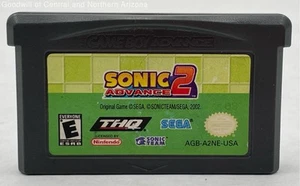 Nintendo GameBoy Advance Sonic Advance 2 THQ Platform Side Scroller Video Game - Picture 1 of 5