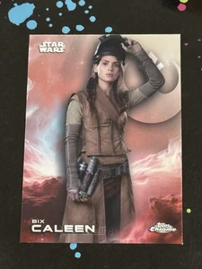 2025 Topps Chrome Star Wars Bix Caleen #9 (Q) - Picture 1 of 2