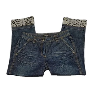 Vtg Roberto Cavalli Animal Print Jeans Small - Picture 1 of 10