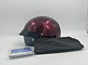 HJC IS-CRUISER Motorcycle Helmet WINE BERRY Size LARGE 59-60CM - Picture 1 of 13