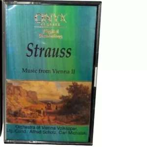 Onyx Strauss Music From Vienna II Cassette Tape - Foto 1 di 5