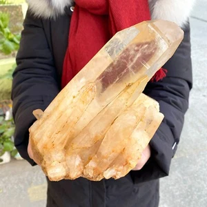8.2LB Natural white Crystal Himalayan quartz cluster /mineralsls - Picture 1 of 9