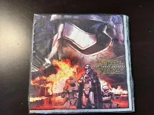 Unique Disney Star Wars The Force Awakens Luncheon Napkins  16 Ct  2-Ply - Picture 1 of 2