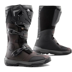 STIVALI BOOTS MOTO FALCO DURANT 2 ADV ADVENTURE IMPERMEABILI MARRONE TG 42 - Picture 1 of 1