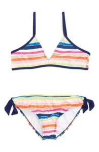 Splendid 188650 Kids Girls Bralette Top and Bikini Swimsuit Set Multi Size 12 - Picture 1 of 2