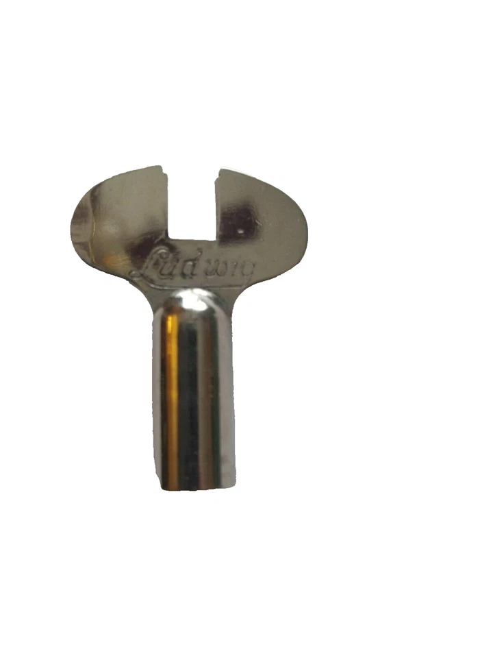 Vintage 1920's Ludwig Drum Company Banjo Tuning Wrench 5/16" Key Nickel - Image 1 of 2