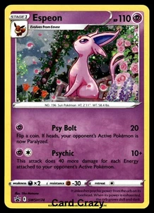Espeon SWSH174 - Black Star Promo - Cosmos Holo Pokémon Karte - Leichtes Spiel (LP) - Bild 1 von 1