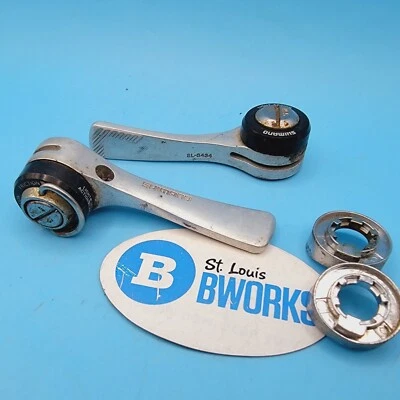 Vintage Shimano SL-S434 Shifter Lever Set 6 Speed SIS Index Braze-on  l30 - Image 1 of 4