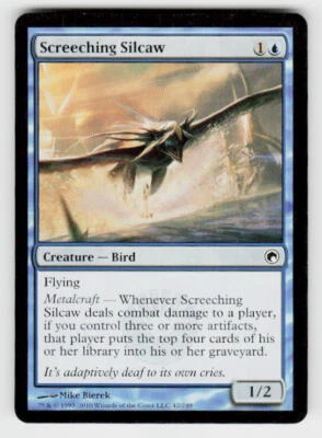 Scars of Mirrodin #42 Screeching Silcaw - Image 1 of 2