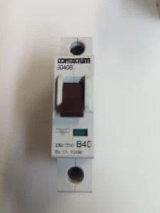 Disyuntor Contactum MCB 9040B B40 B Tipo 40 Amp MCB 10kA Raro - Imagen 1 de 5