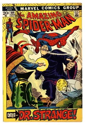 Amazing Spider-Man #109 VG+ 4.5 1972 Doctor Strange App John Romita Sr. Cover - Image 1 of 2