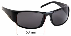 Lentes de repuesto para gafas de sol SFx para Bolle King - 63 mm de ancho x 39 mm de alto - Imagen 1 de 31
