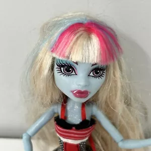 Monster High Doll Abbey Bominable Music Festival Blue, Polka Dot Outfit READ - Picture 1 of 6