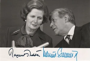 MARGARET THATCHER † - original signiertes Foto Autogramm Großbritannien signed - Picture 1 of 1