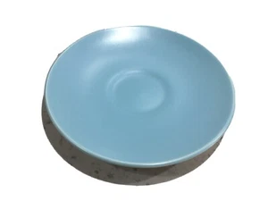 Poole Pottery Sky Blue And Dove Grey Twintone Saucer C 1960 - Picture 1 of 5
