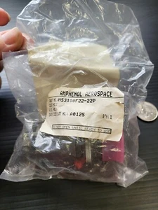 AMP/Amphenol MS3100F22-22P Stecker, NEU in Verpackung - Bild 1 von 4