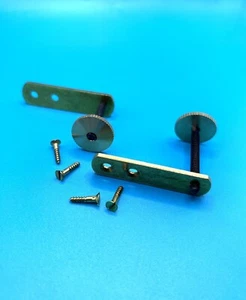 Par de estabilizadores de reloj de pared estilo Viena, grandes (con 4 tornillos) nuevos. - Imagen 1 de 6