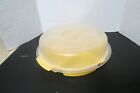Vintage Rubbermaid Servin Saver Yellow Vegetable Dip Tray Carrier #0259