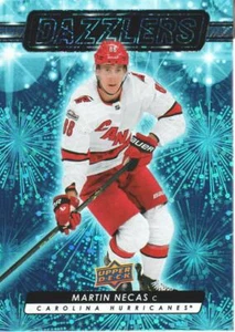 2023-24 Upper Deck Hockey Dazzlers Blue #DZ-44 Martin Necas - Picture 1 of 2