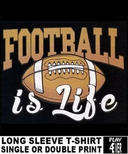 SOCCER FOOTBALL PIGSKIN GAME SPORTS GRIDIRON RUGBY PLAYER T-SHIRT WS240 - Picture 1 of 12