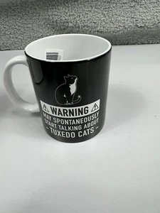 Smoking Katze Kaffeebecher - 11 Unzen Keramik lustig - Warnung - perfekt für Katzenliebhaber - Bild 1 von 6