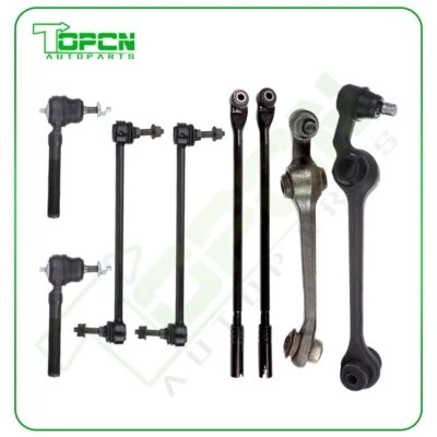 Fits 1998-2004 Chrysler Intrepid 8x Front Steering Tie Rod Ends Control Arms - Imagem 1 de 4