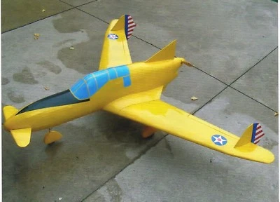 CURTISS WRIGHT CW 24 B. Versuchsflugzeug. Jagdflugzeug. Modellbauplan RC