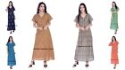Indische Baumwolle Frauen Nachthemd Hausmantel Sommernacht Kleid Nachtwäsche 