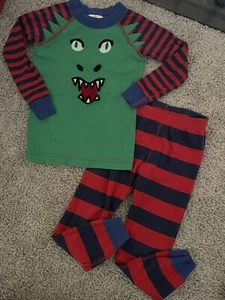 Hanna Andersson - Dragon Monster pajamas 100/4 Organic - Picture 1 of 4