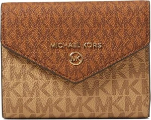 Michael Kors Jet Set Charm Medium Tab Pocket Trifold Geldbörse (Camel Multi) - Bild 1 von 3