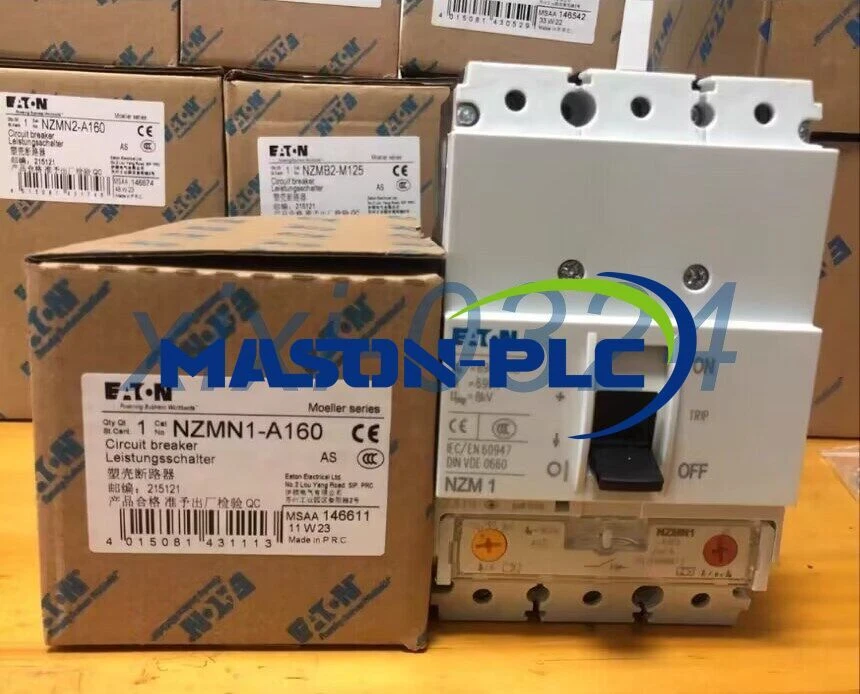 1pcs NEW EATON NZMN1-A160 Molded case circuit breaker DHL shipping - Image 1 of 4