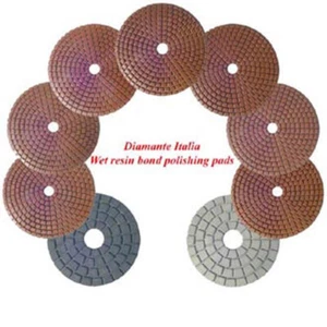 Diamante Italia 3 Inch 3mm Wet Resin Polishing Padset – Closeout Special! - Picture 1 of 1