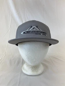 M2 Luxury Homes Baseball Cap Snapback Hat Mesh Gray Casual Outdoors Work Wear - Picture 1 of 10