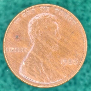 P21 1980 P Lincoln Memorial Cent Error Coin "Woody" Excellent Condition - Picture 1 of 2