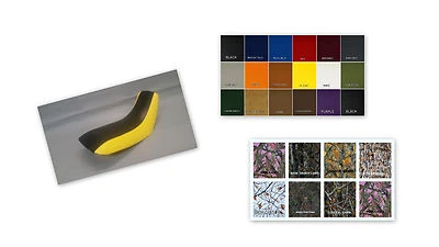 Polaris SCRAMBLER 50 Seat Cover in SOLID BLACK, 25 COLORS, 2-TONE or 3-TONE Foto 1 de 4