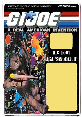 GI JOE Chewbacca STAR WARS lote 2 mashup personalizado BIG FOOT paintball campeón #A Foto 1 de 3